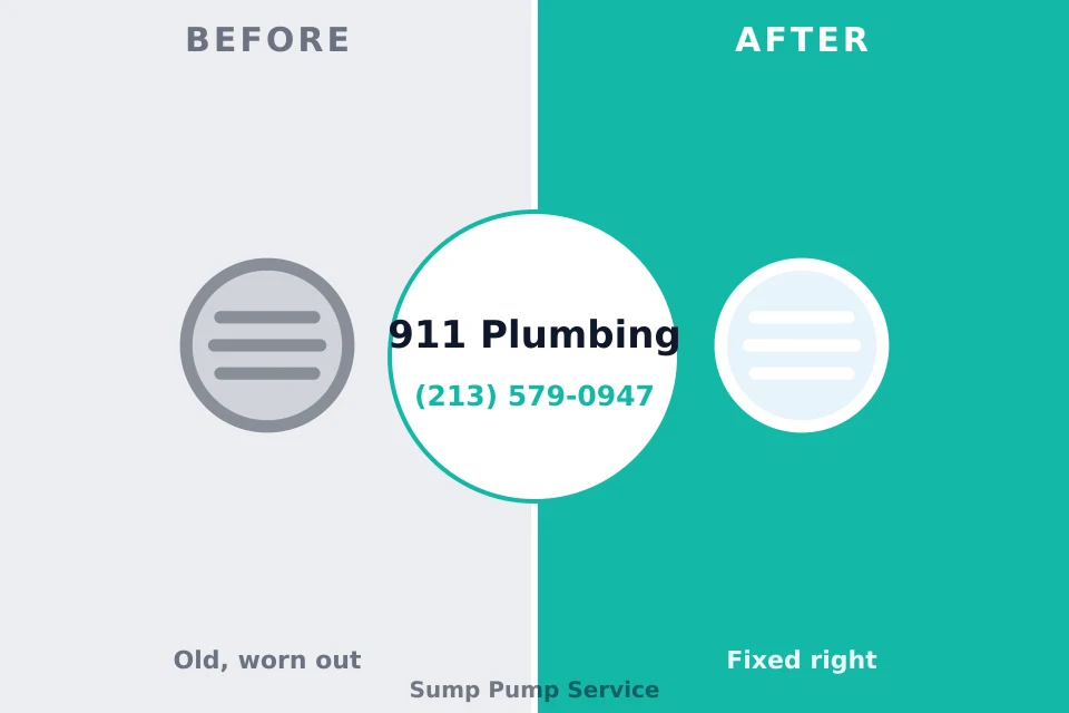 Before and after: plumbing repair Hawarden, IA